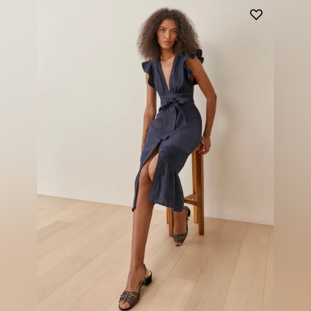 Reformation Lili Linen Dress